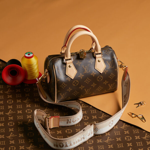 Speedy Brown Coated Canvas 20CM