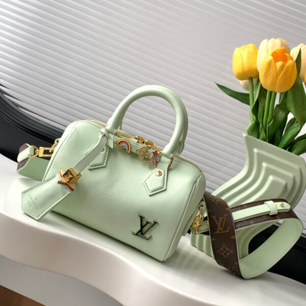 Nano Speedy Mint Green Cowhide Leather 18CM