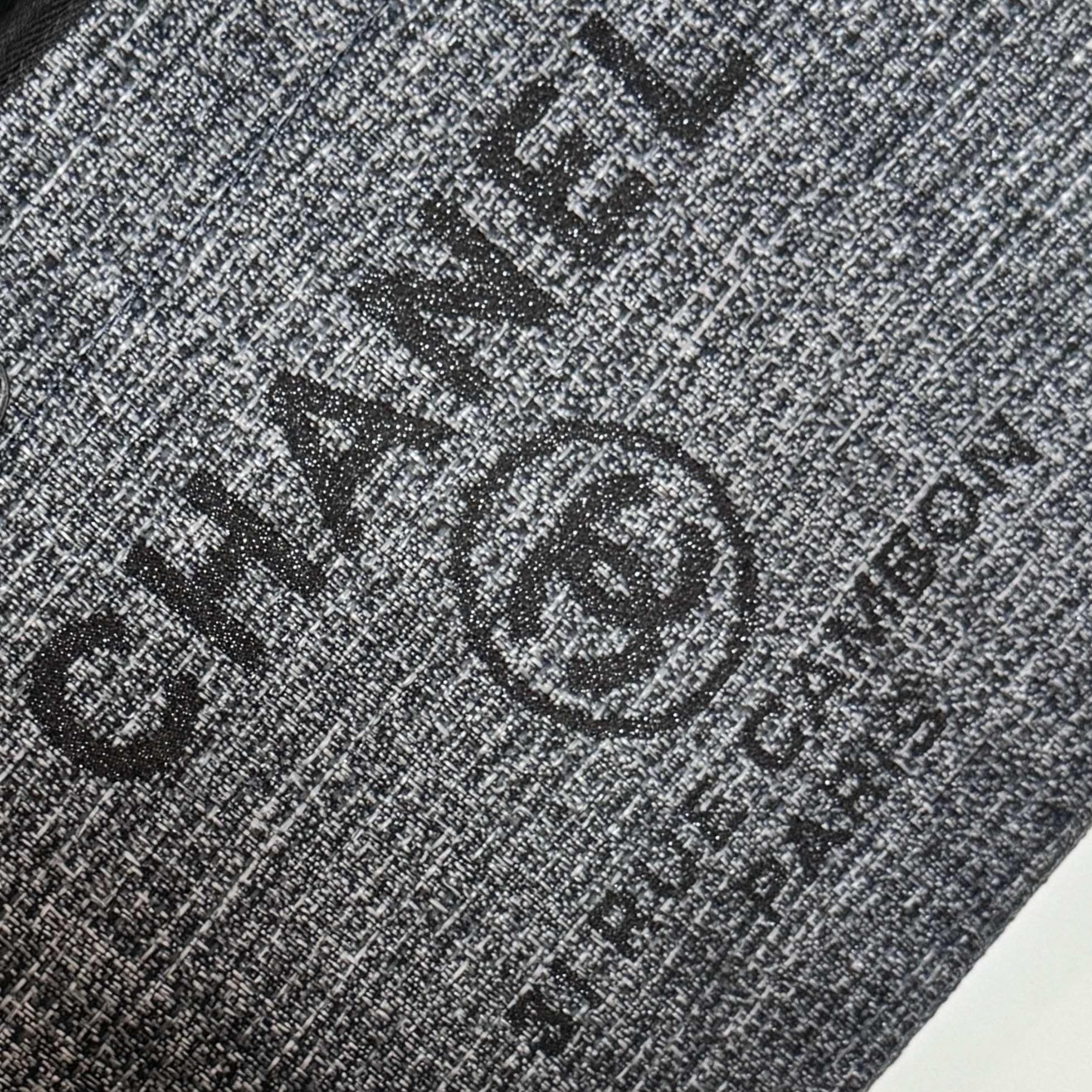 Deauville Tote Collection Dark Grey Canvas Combination 38CM - Image 3