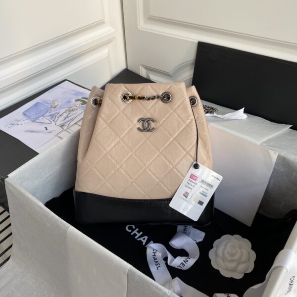 Gabrielle Collection Ivory White Calfskin Combination 24CM