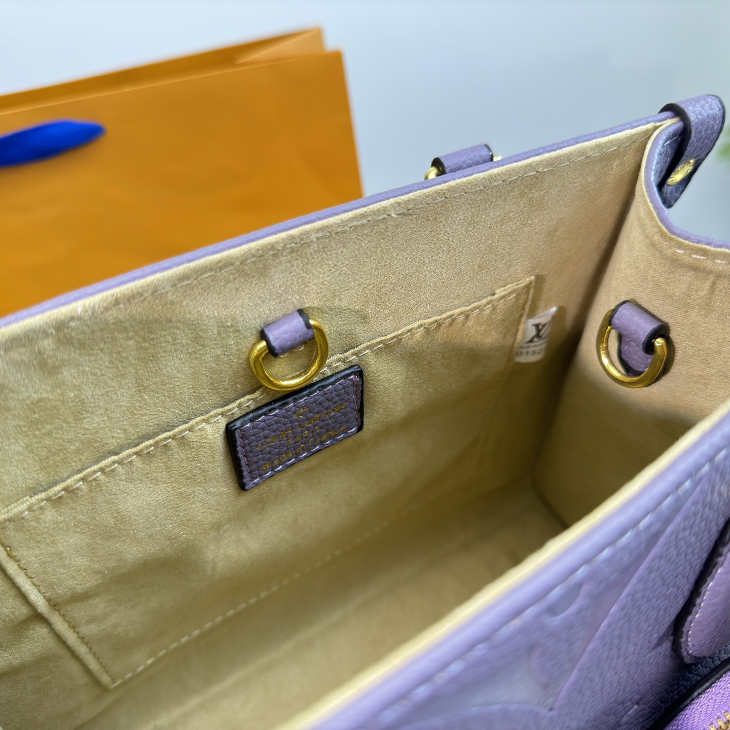 Mini Purple Tote Bag with Wide Strap and Coin Purse 25CM - Image 9