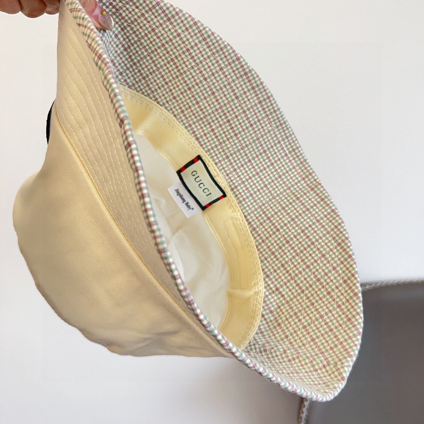 Gucci 2025 Cream White Unisex Bucket Hat – Minimalist Everyday Style - Image 8