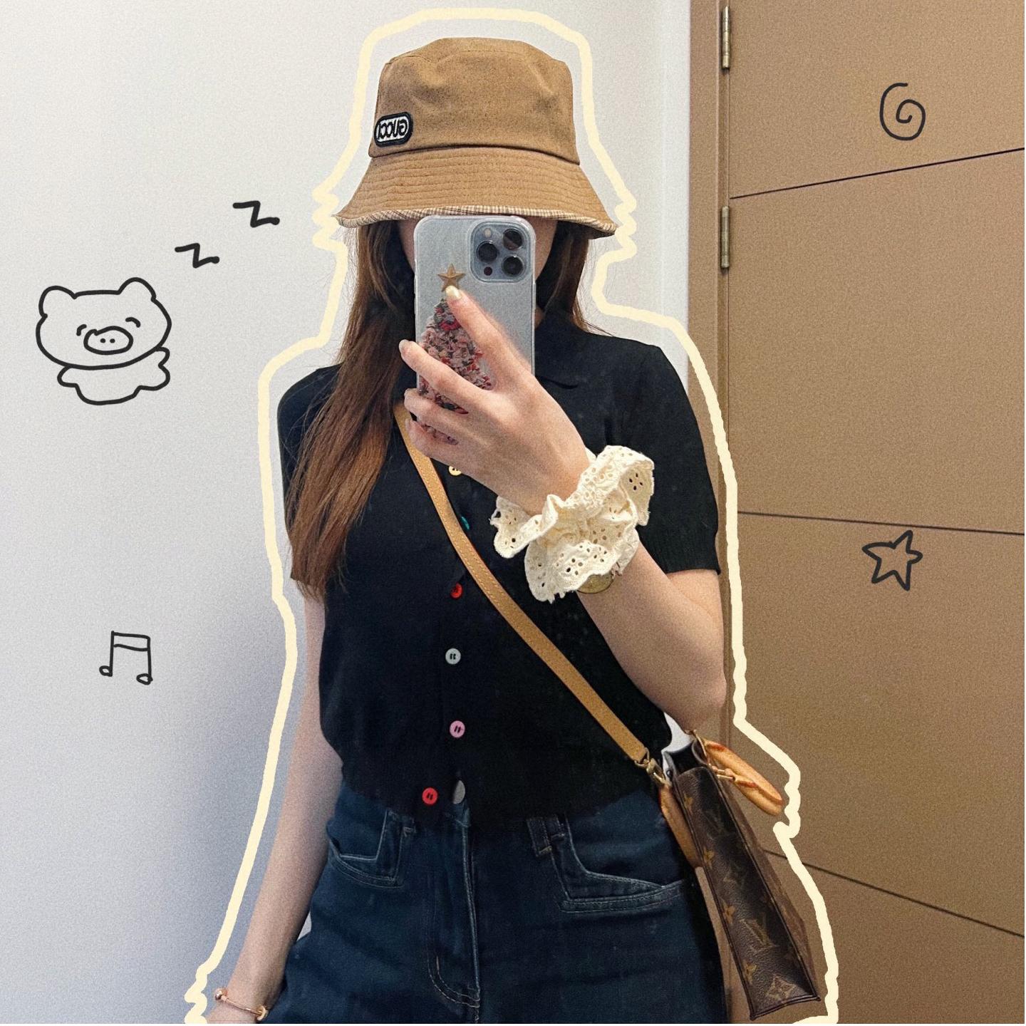Gucci 2025 Unisex Brown Bucket Hat – Casual Streetwear Essential - Image 2