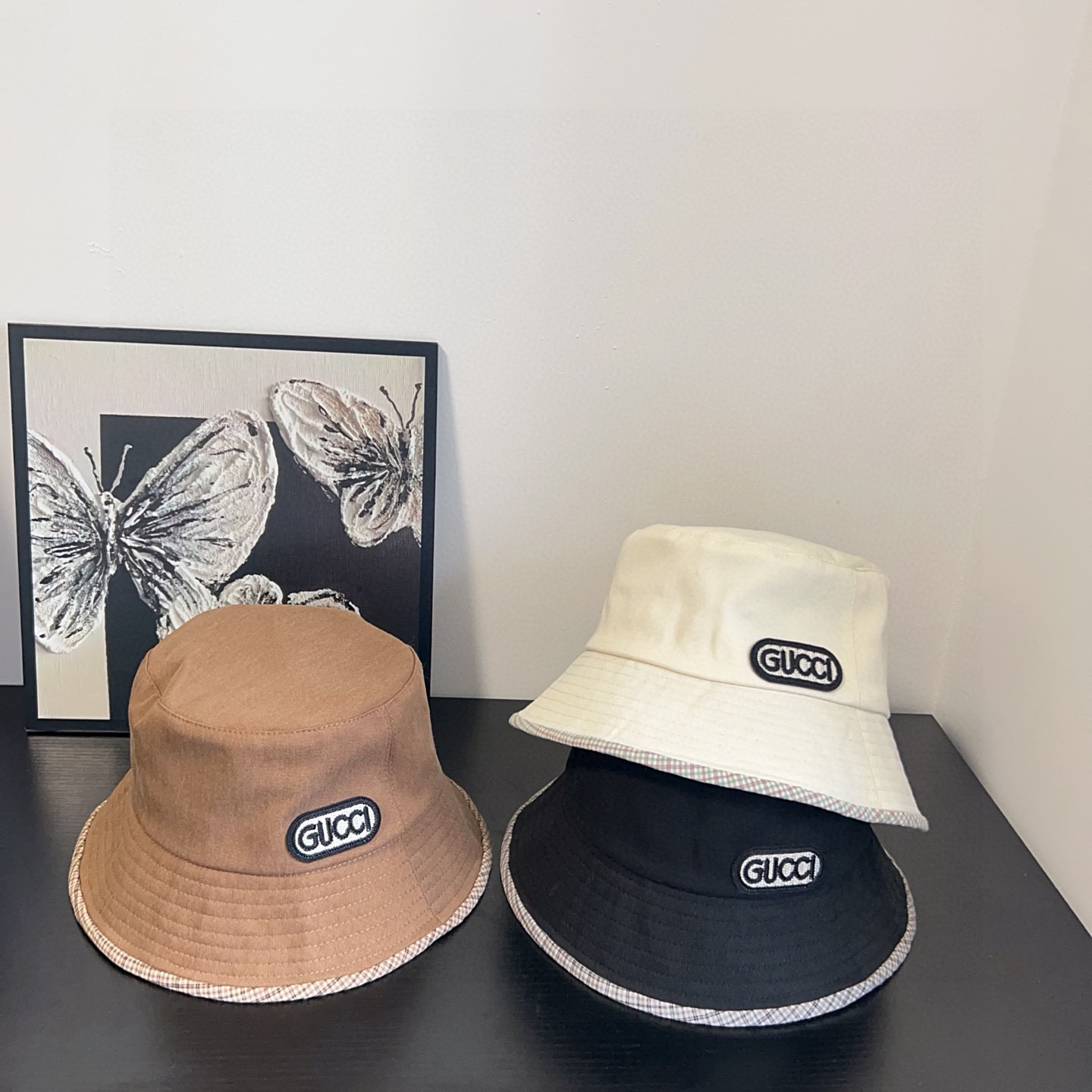 Gucci 2025 Unisex Brown Bucket Hat – Casual Streetwear Essential - Image 9