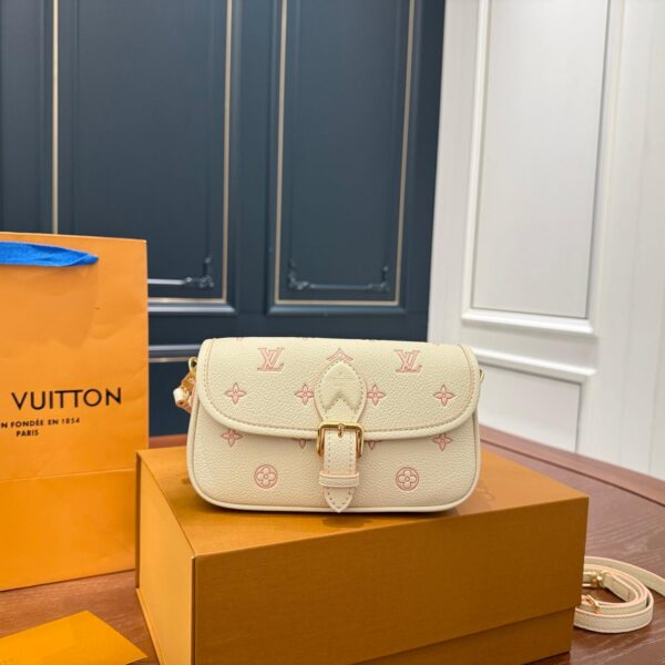 Louis Vuitton Diane Baguette Bag – Soft Pink Monogram in Mini Size 20CM
