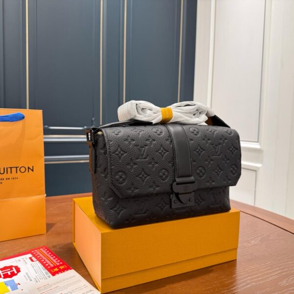 S-Cape Messenger Bag in Monogram Taurillon Leather 28CM