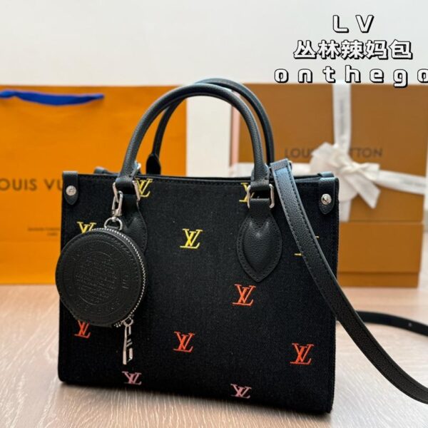 Louis Vuitton Jungle Onthego Tote Bag – Mini Monogram Fashion Statement 25CM