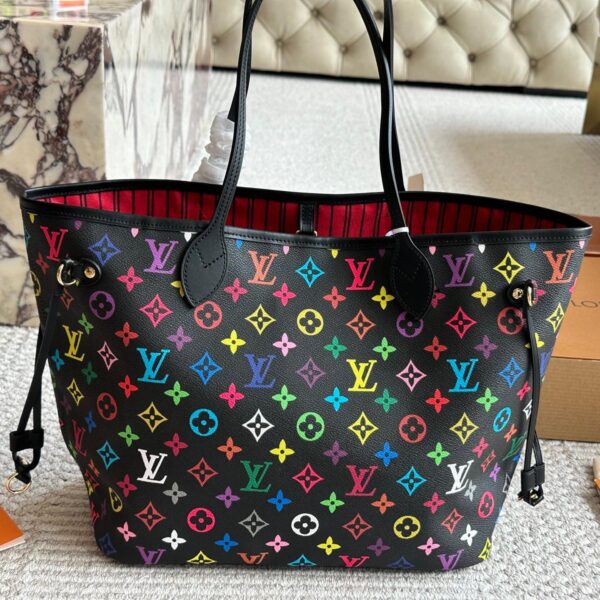 LV Neverfull Multicolor Monogram Tote – 32cm Oversized Handbag