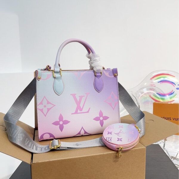 Louis Vuitton Onthego PM Gradient Monogram Tote – Mini Travel Bag 25cm