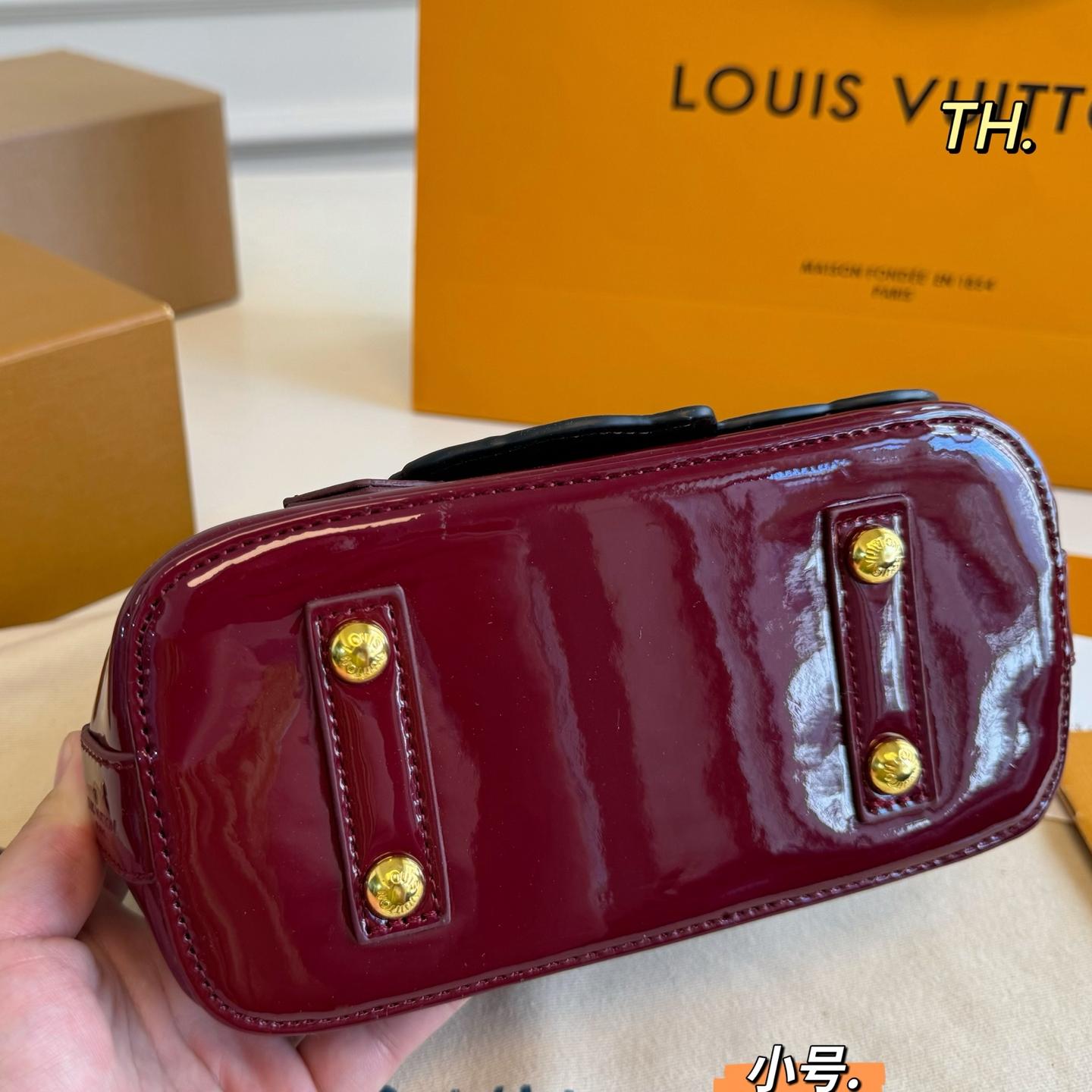 Louis Vuitton Nano Alma Patent Leather Mini Top Handle Bag 20CM - Image 5