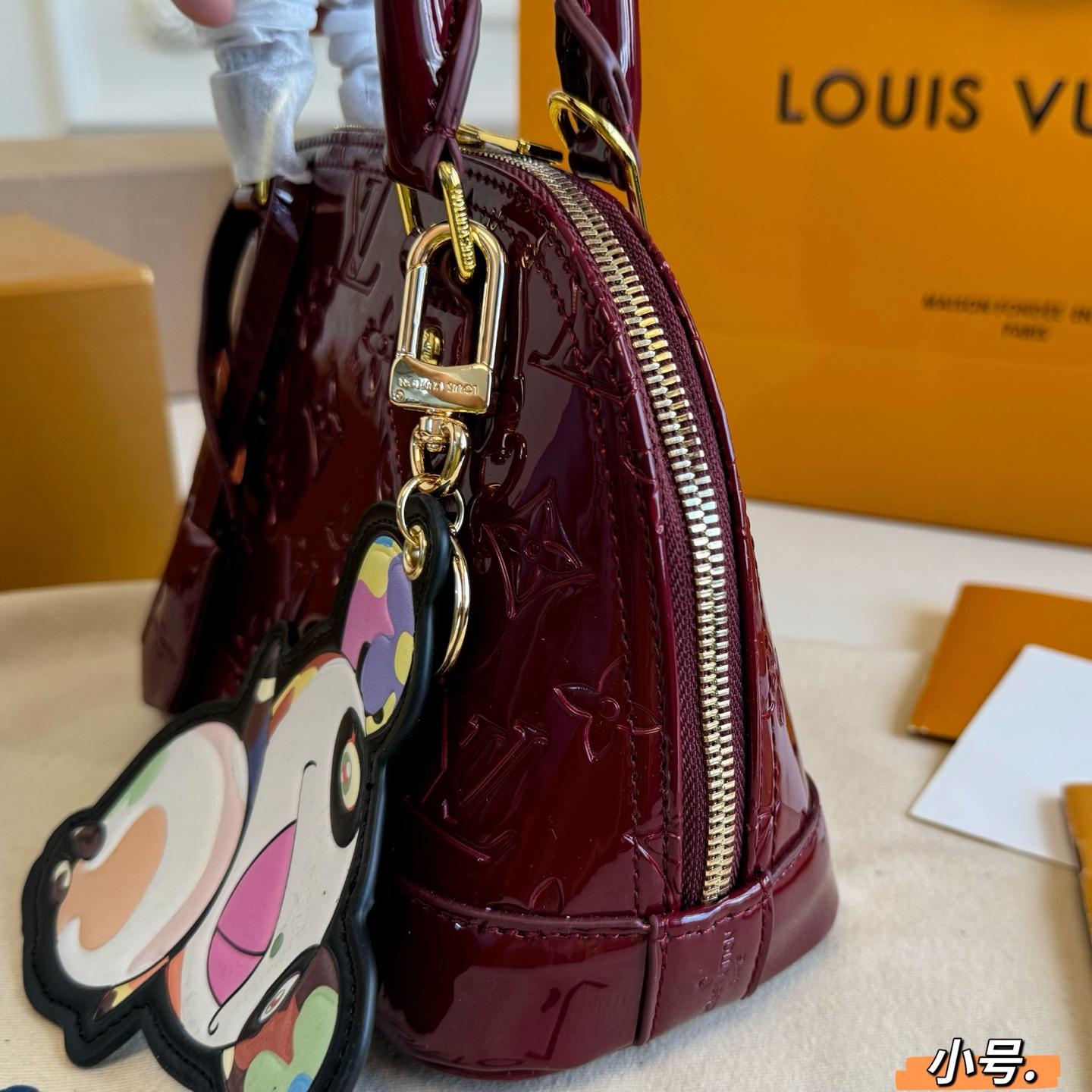 Louis Vuitton Nano Alma Patent Leather Mini Top Handle Bag 20CM - Image 6