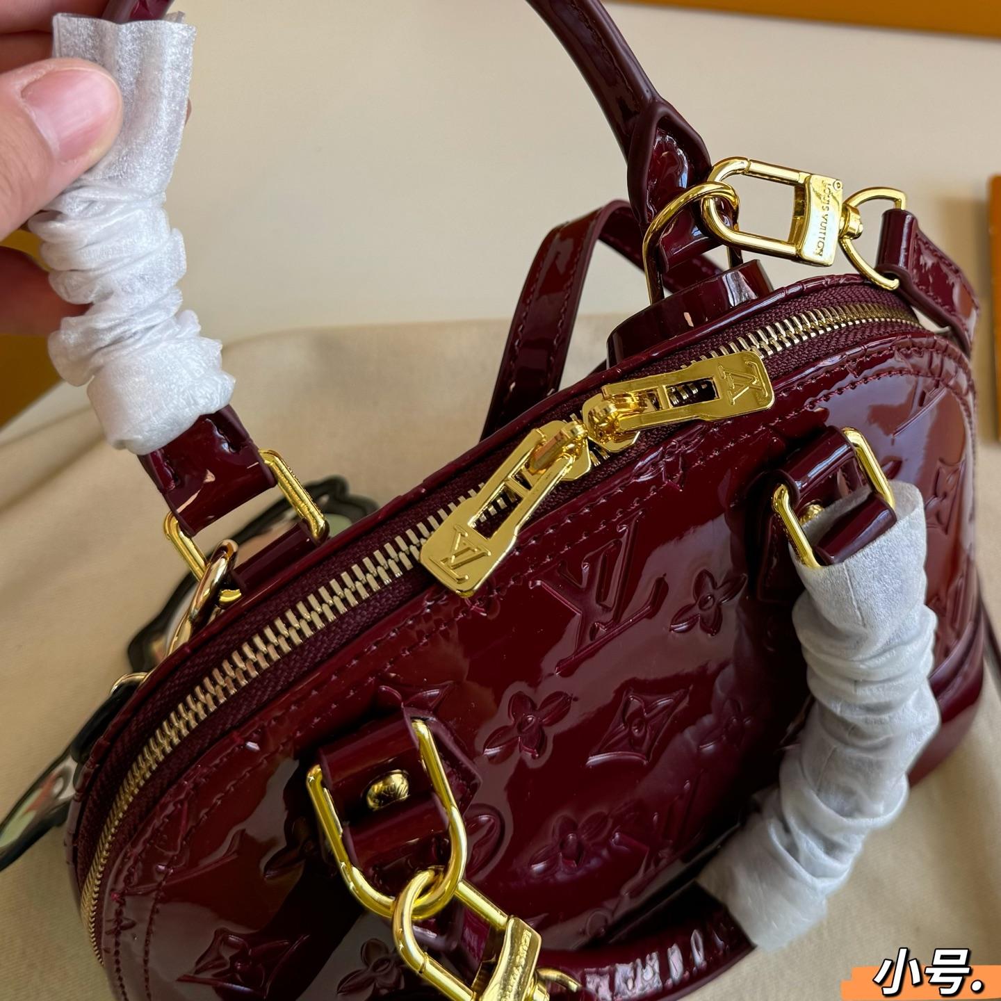 Louis Vuitton Nano Alma Patent Leather Mini Top Handle Bag 20CM - Image 8