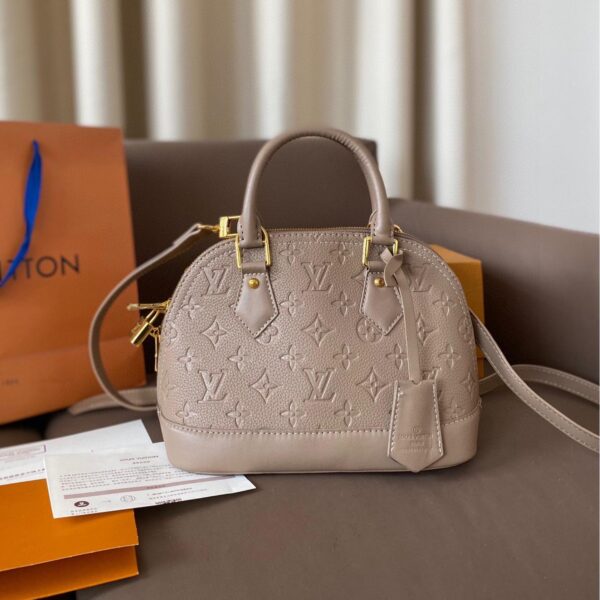 Louis Vuitton Alma BB Embossed Monogram Leather Bag 24CM