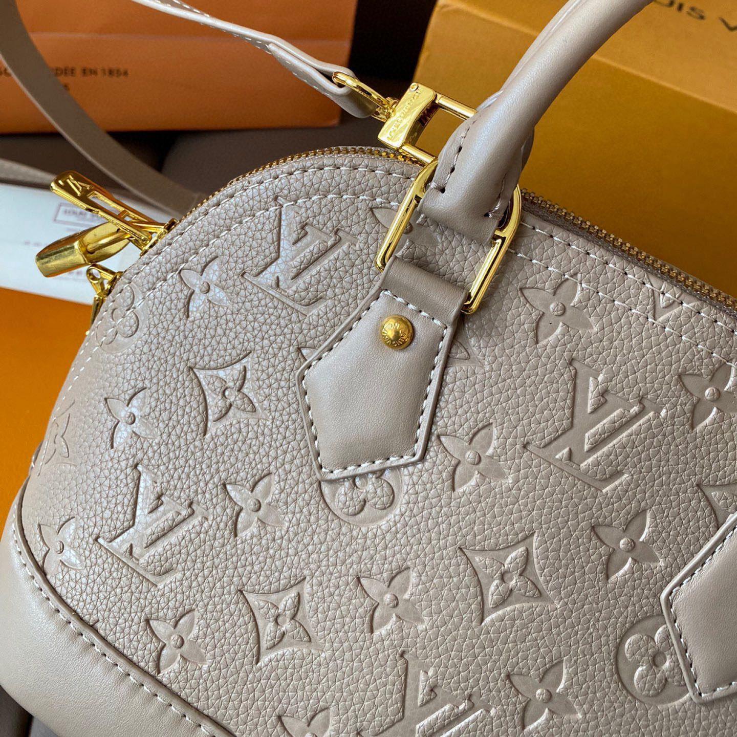 Louis Vuitton Alma BB Embossed Monogram Leather Bag 24CM - Image 4