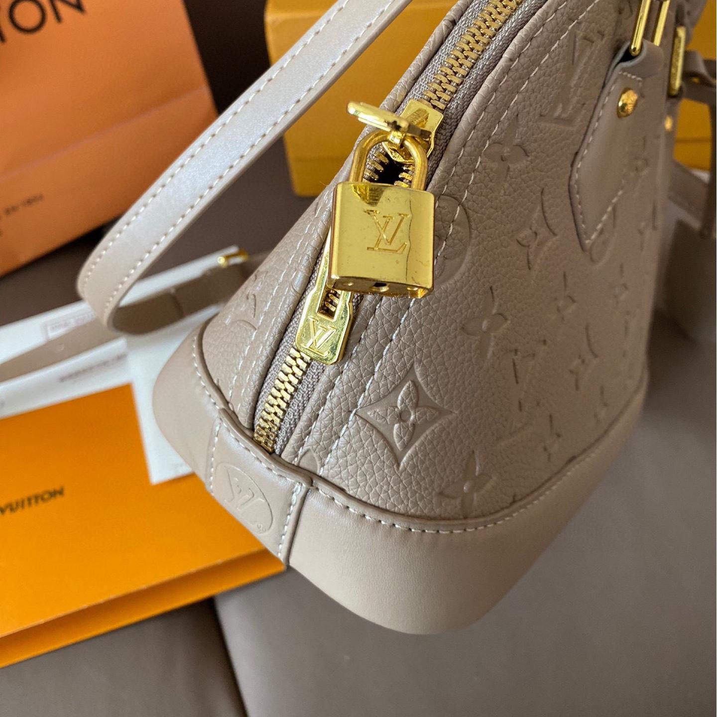 Louis Vuitton Alma BB Embossed Monogram Leather Bag 24CM - Image 5