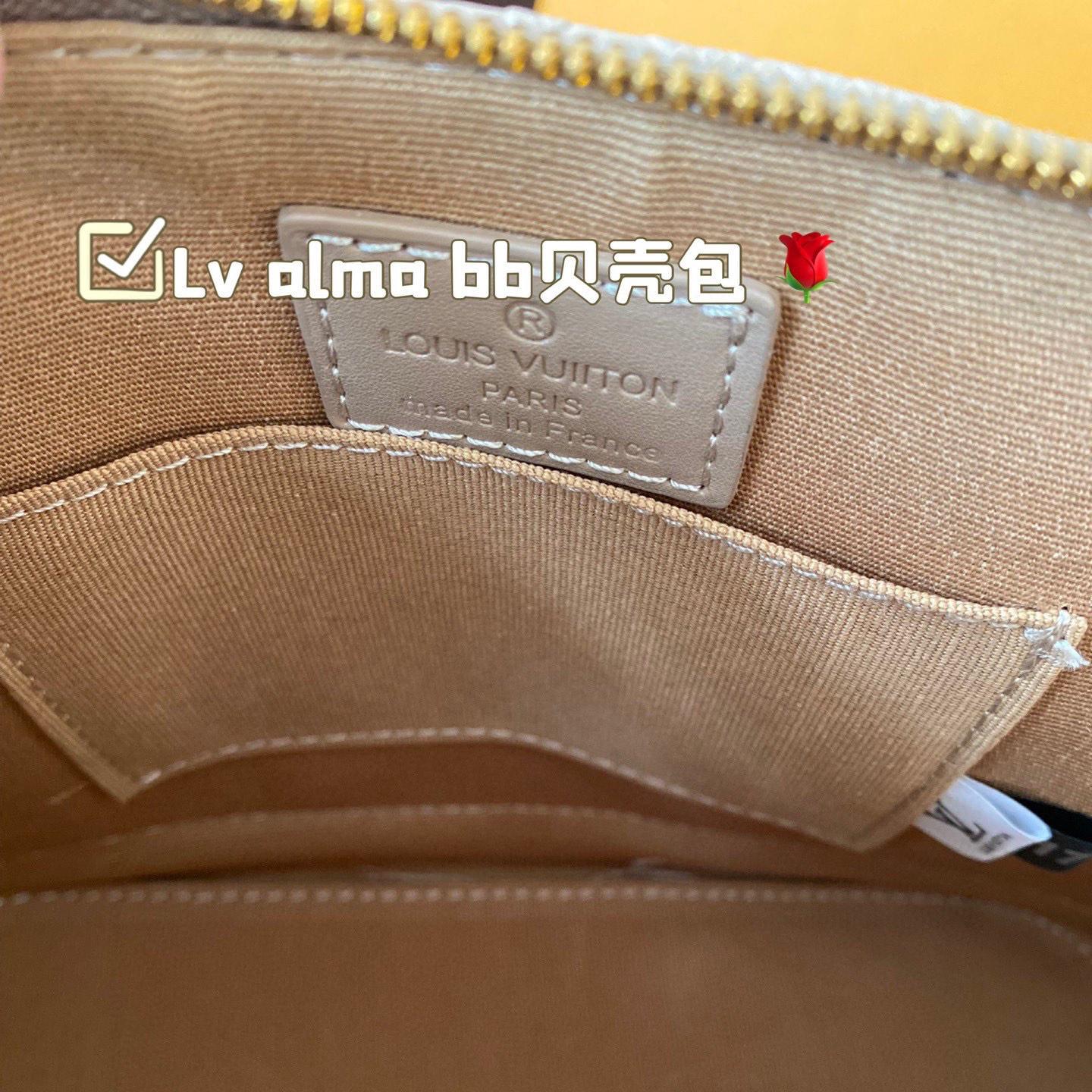 Louis Vuitton Alma BB Embossed Monogram Leather Bag 24CM - Image 8
