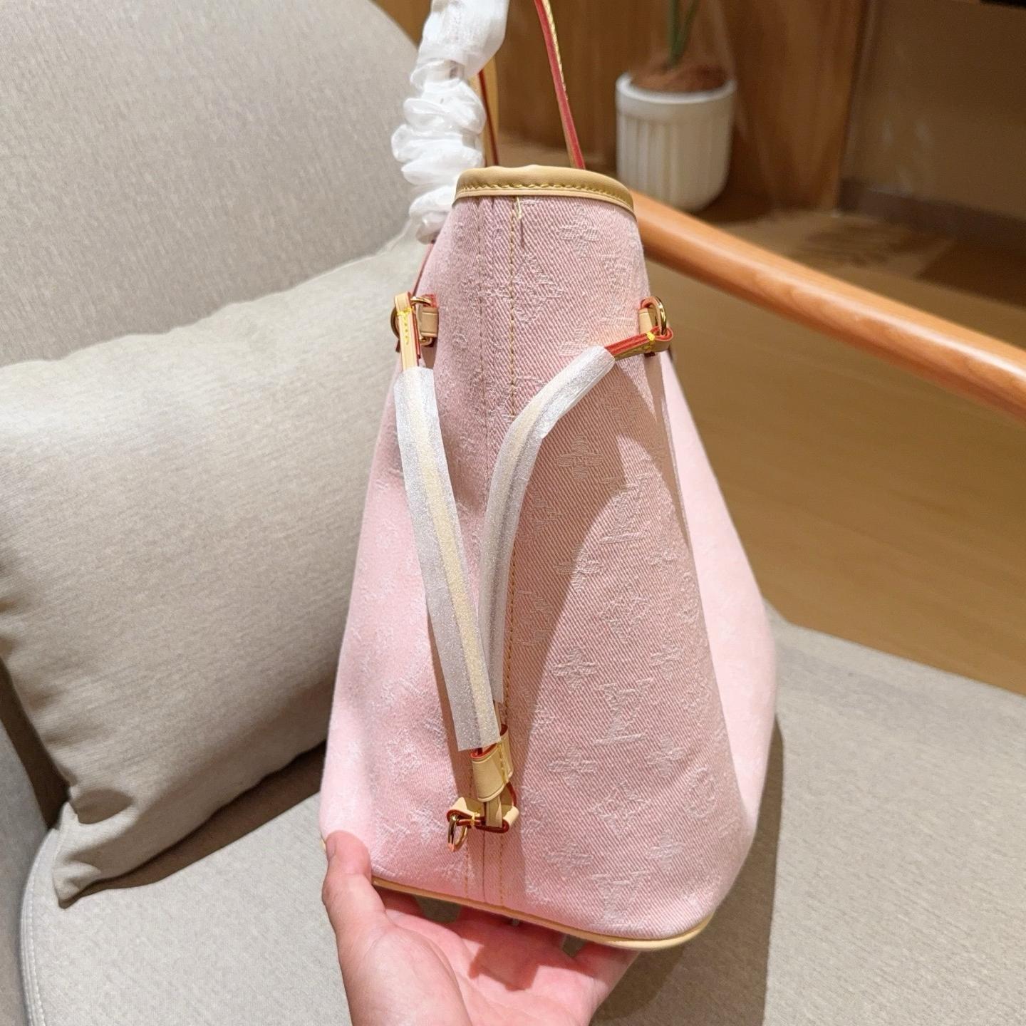 Classic Neverfull MM Tote in Beige Monogram Empreinte Leather with Removable Pouch – 32CM - Image 7